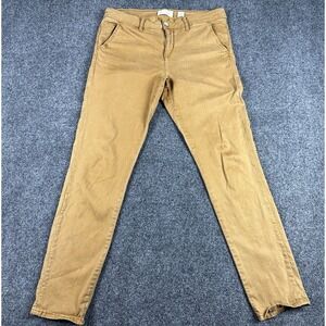 Hei Hei Anthropologie Womens Y2K Chino Pants Size 30 Brown Tapered Leg Gorpcore